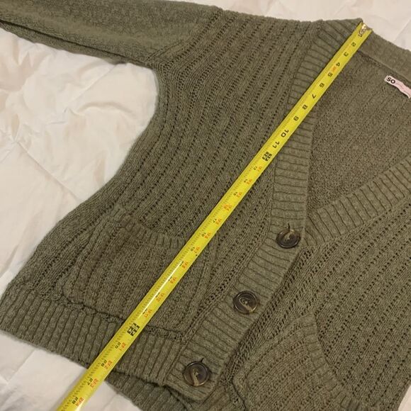 SO, knit sweater jacket, button up, great condition, small, - Picture 8 of 11